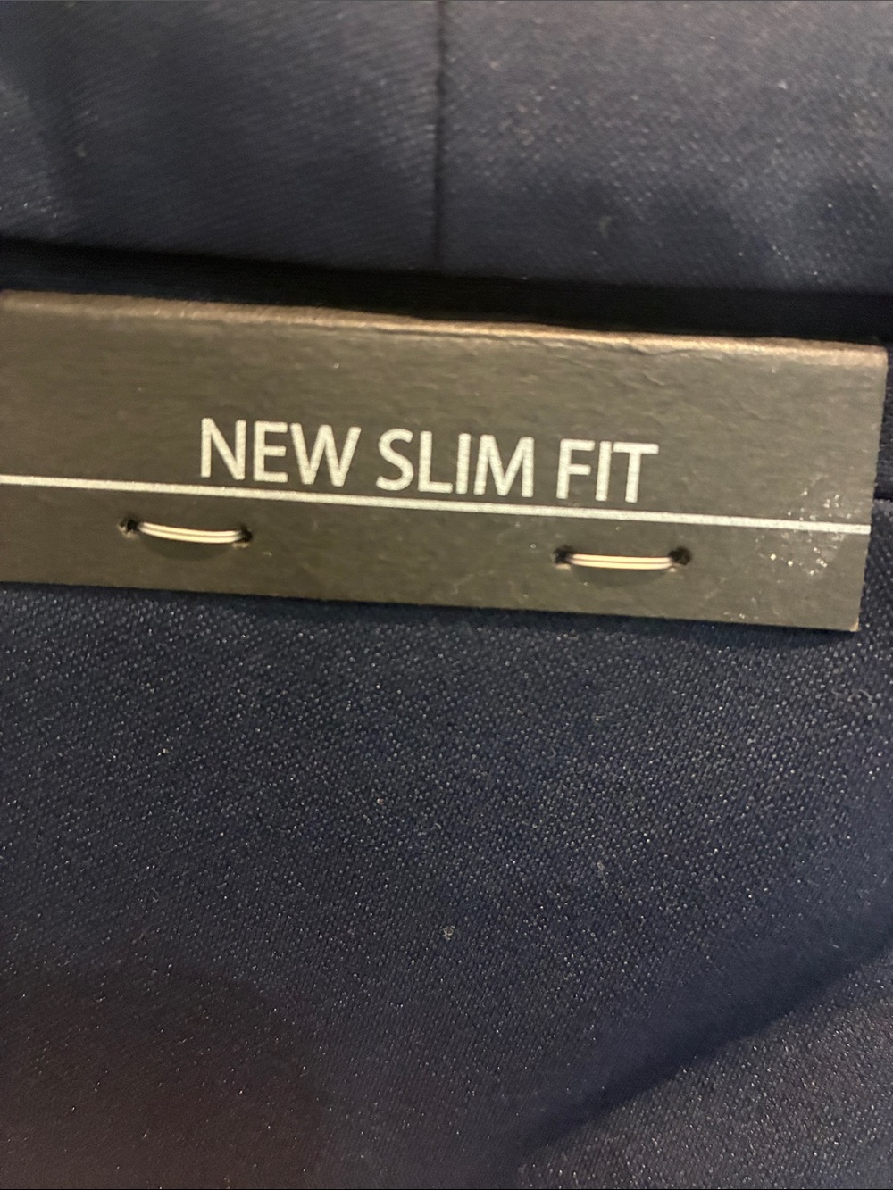 NWT BERTINI Men's Navy Blue Slim Fit Stretch Dress Pants Size 36 👵MT - Picture 3 of 5